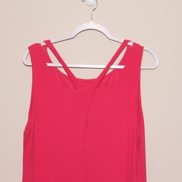 Lafayette 148 Pink  Sheath Dress Size XL Midi Length Sleeveless - Picture 5 of 8